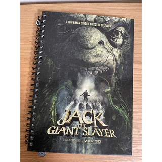 全新！傑克：巨人戰紀 Jack the Giant Slayer 電影周邊筆記本