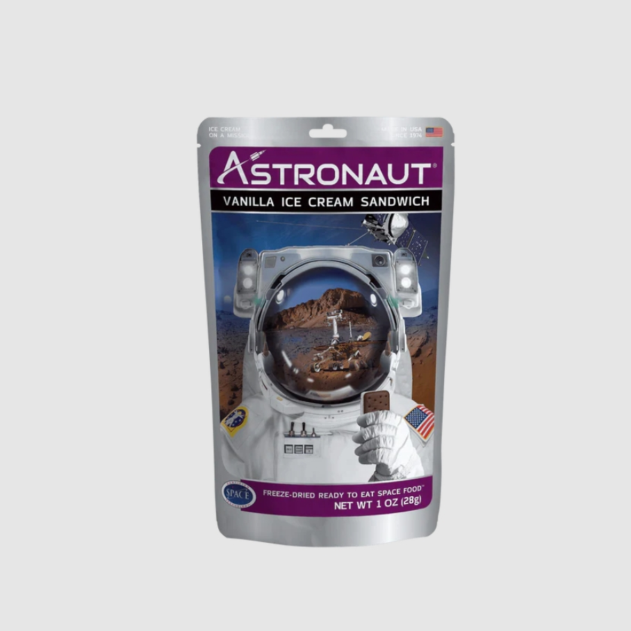 美國代購 Astronaut 太空雪糕 香草 薄荷巧克力片 冰淇淋三明治 NASA 太空甜點
