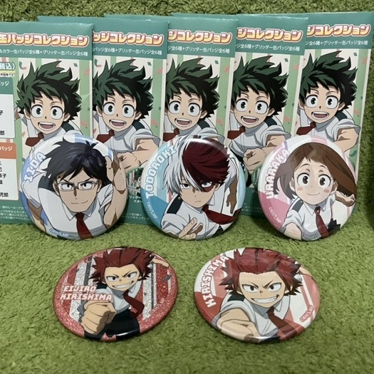 我的英雄學院 POMMOP RUN! 徽章 閃徽 轟 轟焦凍 飯田 飯田天哉 麗日 麗日御茶子 切島 切島銳兒郎