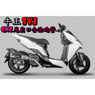 ◎熱血沸騰◎牛王競技部品 牛王排氣管 合法砲管 合法 砲管 SVJ 擴散式尾出口樣式 合法排氣管 山葉 三陽