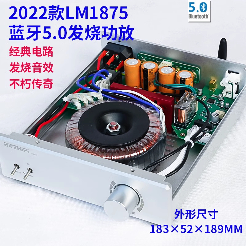 全新現貨 博聲BRZHIFI經典STK499 LM1875家用AB類擴大機