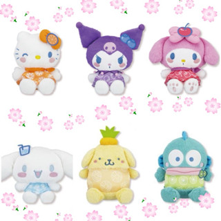 ❤Lika小舖❤。日本正版 全新現貨 日本帶回 正版景品 三麗鷗 夏日水果吊飾 美樂蒂庫洛米大耳狗帕恰狗布丁狗人魚漢頓