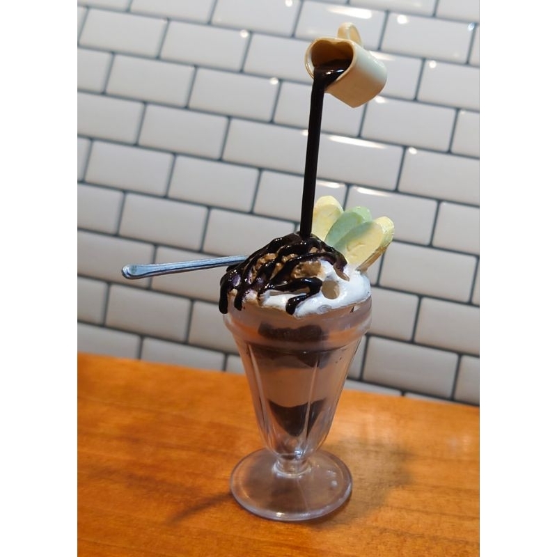 re-ment 巧克力商店 聖代 巧克力香蕉聖代 食玩