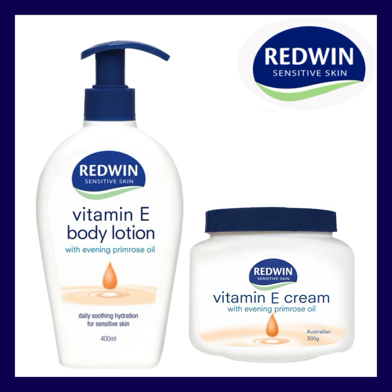 現貨+發票 REDWIN 身體乳霜 330g / 按壓瓶 400ml 維他命E 月見草油 保濕乳液   澳洲🇦🇺