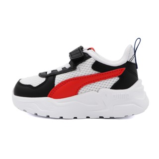 PUMA X-Ray Trinity Lite AC+Inf 魔鬼氈 運動鞋 童鞋 小童 白黑 S0515 (39148