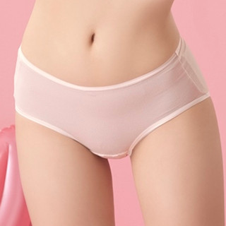 嬪婷-Fun Time Club-輕涼運動系列M-LL中低腰平口內褲(涼粉膚)-BS4505SJ