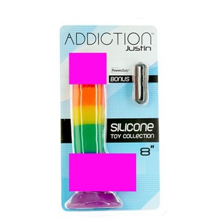 加拿大 BMS ADDICTION 男神 Justin 8"六色模擬按摩棒