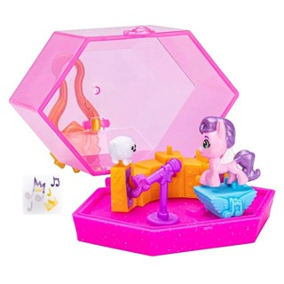Hasbro My Little Pony 彩虹小馬 迷你魔法世界水晶盒吊飾