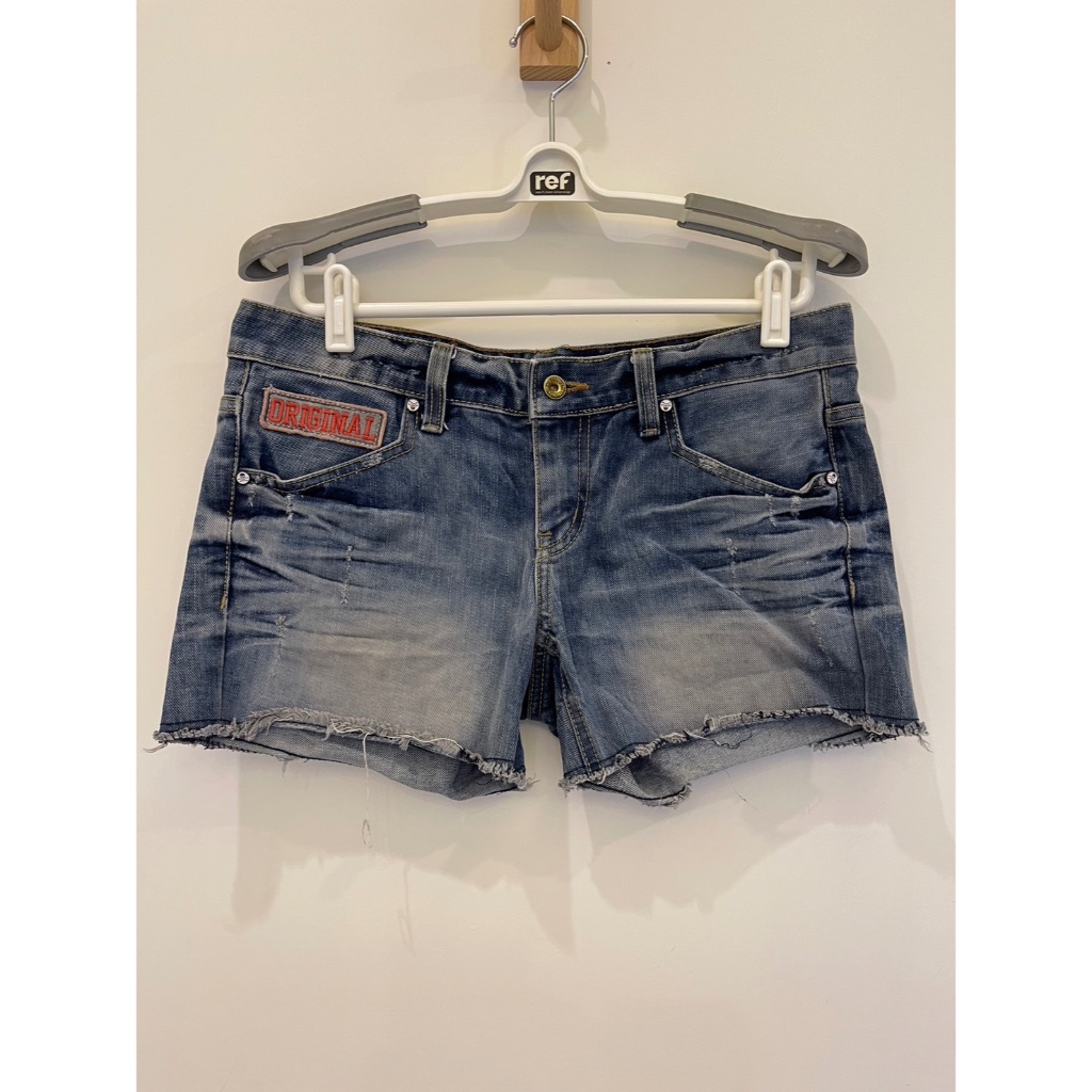 正韓REWIND DENIM錄音機牛仔短褲