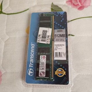 全新 Transcend創見 DDR400 512MB 512M 桌上型記憶體