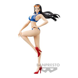 萬代 海賊王 航海王 GRANDLINE GIRLS 假期 妮可羅賓 A款 景品 豬帽子模型玩具