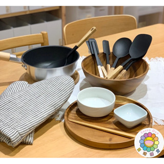 日晴雜貨 現貨 🚚日本 限定販售 日本限定 日本 無印良品 MUJI 木柄矽膠鍋鏟 木柄矽膠調理匙 廚房調理器具