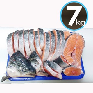 【華得水產】空運冷藏到臺灣！冰鮮挪威鮭魚整尾切片真空組7-9kg(三去/已代客切好)/各大餐廳在用/直播組