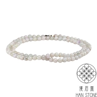 【漢石齋】天然翡翠A貨 串珠項鍊(5mm/95pcs)