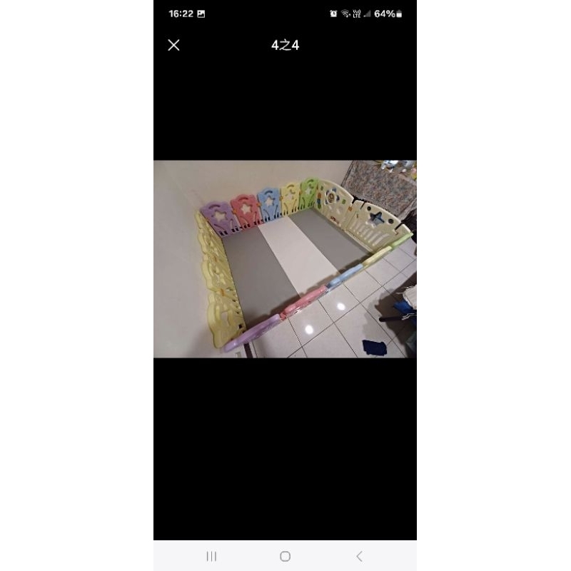 遊戲墊9成新+二手圍欄