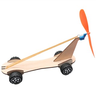 RUBY 科技小製作 木製 3D拼圖 橡皮筋動力車 生活科技 科學實驗 教材 玩具 益智 教育 DIY拼裝 自行組裝