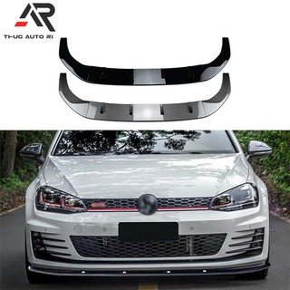 適用於大眾高爾夫7高7 Golf MK7 GTI R Rline 2013-2016前唇前鏟改裝件小包圍
