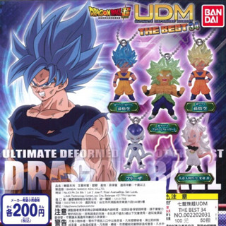 正版 全新 現貨 七龍珠 UDM BEST 34 人造人21號 公仔 扭蛋