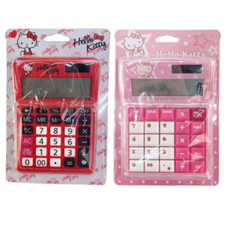 正版授權 三麗鷗 Hello Kitty 凱蒂貓 12位元商用計算機 計算器 計算機 含稅計算機 計算機 太陽能計算機