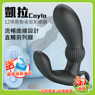 💖淘情趣💖 BAILE_凱拉Cayla 12段變頻雙點強力震動USB充電前列腺按摩棒（成人情趣用品 同志 後庭 肛塞 前