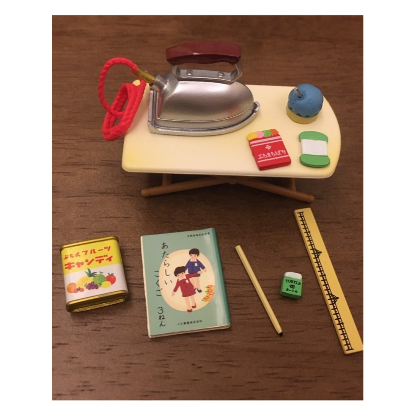 Rement re-ment 食玩 盒玩 扭蛋 橫町三丁目 昭和 文具 熨斗 整組售