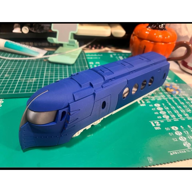 拓竹打印自製放大版電光快車俠拉彼特（火車俠南海忍著號）