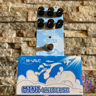 分期免運 贈變壓器 M-VAVE MINI-UNIVERSE Reverb 小宇宙 殘響 混響 九合一 單顆 效果器