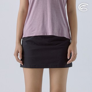 ADISI 女Supplex格紋速乾短褲裙 AP2411047 夜幕黑 (S-2XL)｜彈性 吸濕排汗 快乾 透氣 耐磨