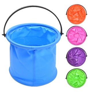 薄款折疊水桶 垃圾桶 玩具收納桶 露營戲水 撈魚小水桶 伸縮水桶 戶外戲水 美術洗筆桶 洗筆袋/桶 調色桶 折疊置物袋