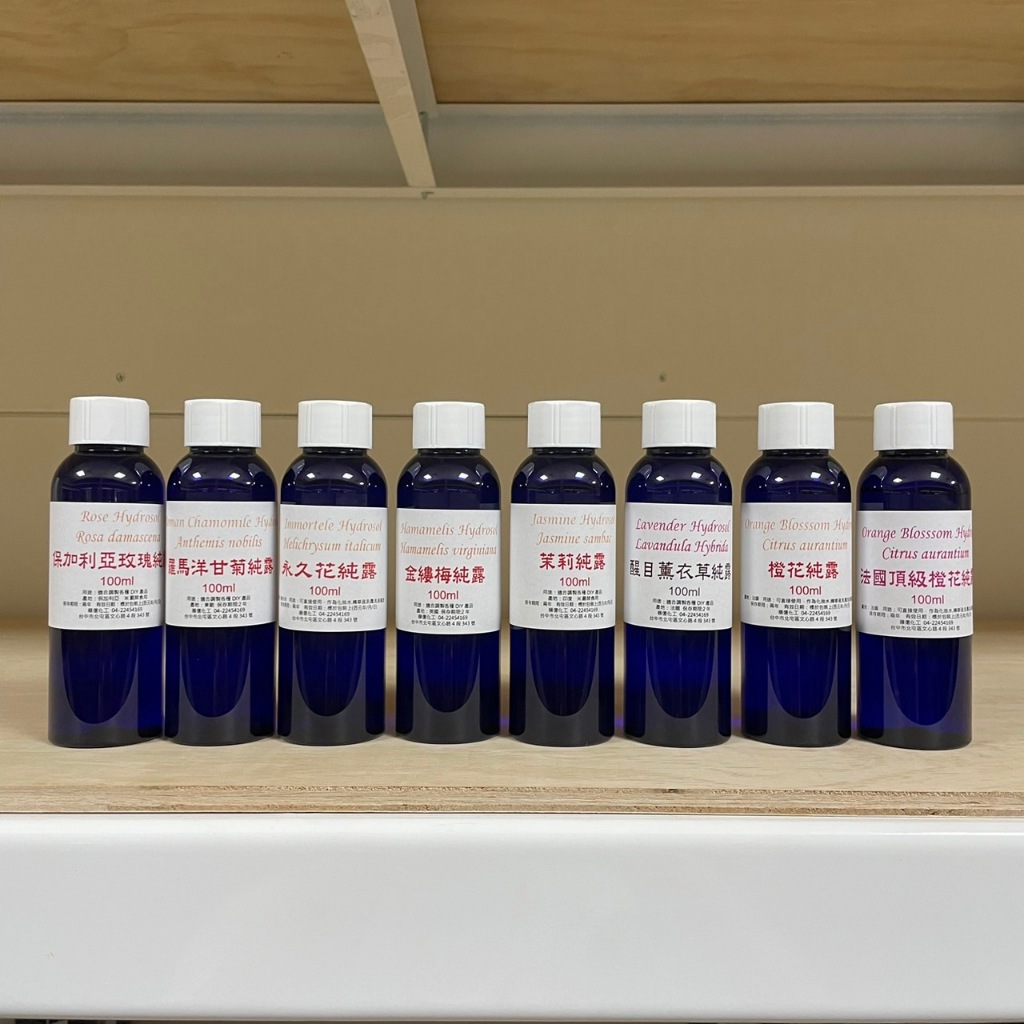 【順億化工】純露 花水 100ml 玫瑰 洋甘菊 薰衣草 永久花 茉莉 金縷梅 橙花 茶樹 迷迭香 檜木【DDD】
