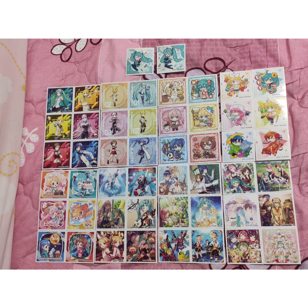 單售 貼紙 收藏卡 初音 世界計畫 食玩 卡片 鏡音連 鏡音鈴 KAITO MEIKO 巡音 日版 初音未來 百元