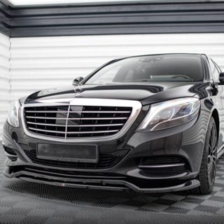 賓士 Benz S Class 13-20 W222 前下 後下 側裙 下巴 鴨尾 Maxton Design【YG】