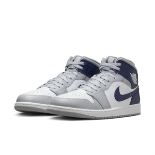 【EAT-SHOE】AIR JORDAN 1 MID 灰藍 中筒 AJ1 男鞋 DQ8426-104