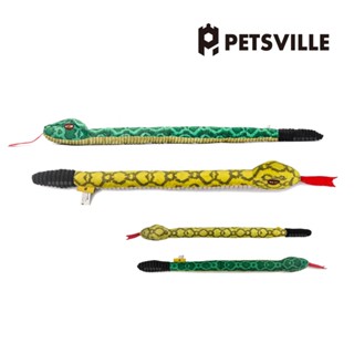 【Petsville派思維】尖叫大蛇小蛇(共2色)｜寵物玩具蛇 發聲玩具 寵物互動 狗玩具