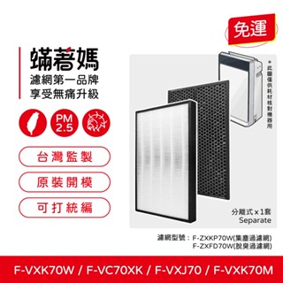 適用 國際牌 F-VXK70W F-VC70XK F-VXJ70 F-ZXKP70W 空氣清淨機 濾網