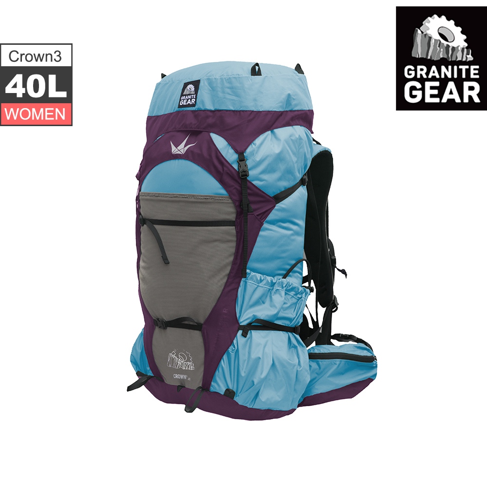 Granite Gear 女用登山健行背包 40L【海洋藍/葡萄紫】Crown3 40 ECO 50043 / 後背包