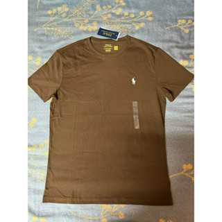 全新Polo RL超柔軟美拉德系咖啡色男大人上衣S