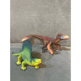 （二手）（二款可選）極新恐龍動物模型 史萊奇 Schleich 14582 猶他盜龍 迅猛龍、綠鱷