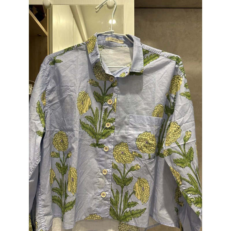guapa 正韓AT NOTE 薄長葉子襯衫