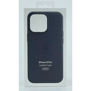 午夜黑! Apple 原廠皮革保護殼iPhone 13 Pro用【臺北快貨】Apple Leather Case