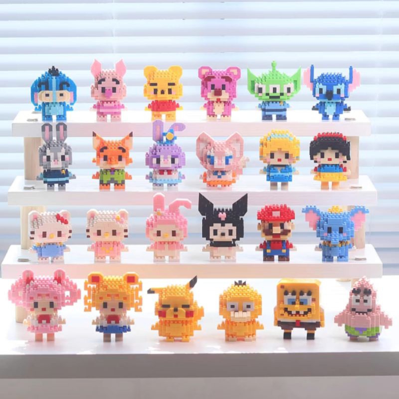 【24小時出貨】組裝積木 兒童積木 人型積木《可愛公仔、造型積木、聖誕積木》 兒童玩具 益智積木 可愛積木 微縮積木