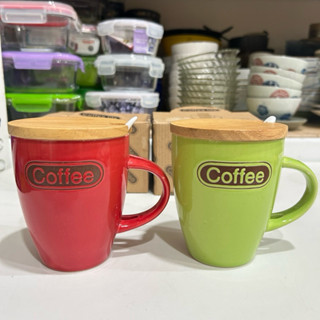 現貨全新 彩色咖啡馬克杯附蓋 300ML