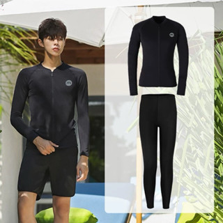 潛水服男士上衣防曬速幹浮潛服衝浪服長袖保暖泳衣水母衣游泳外套胸圍40公分3 X乚活 777-26717