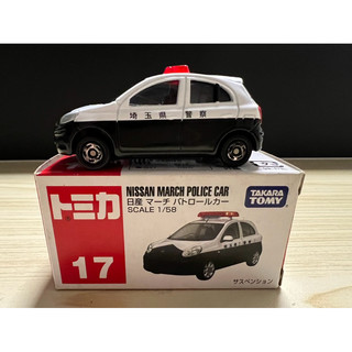 Tomica 多美 17 Nissan March Police Car 輪胎褪色