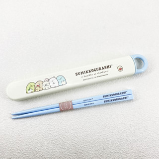 【現貨】日本製 角落生物 筷子滑蓋收納盒組｜小鶴日貨