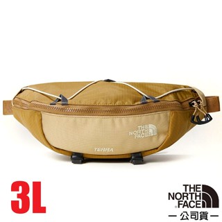 【The North Face】防潑水可調節腰帶休閒腰包3L TERRA LUMBAR 斜揹包 腰臀包 卡其棕 81EO