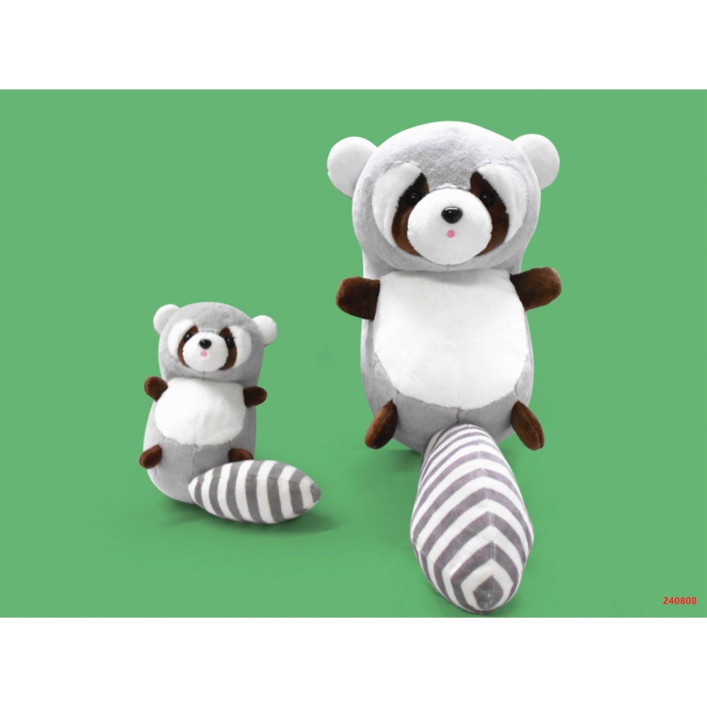 【v咬浣熊娃娃】小浣熊寶寶 小浣熊寶寶 小小浣熊娃娃 小浣熊布偶 小浣熊玩偶 灰浣熊 灰浣熊娃娃 浣熊娃娃