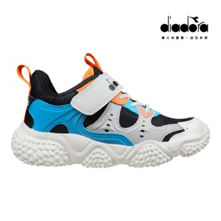 DIADORA 童鞋 中童生活時尚運動鞋 DA13150 黑藍桔 跑步鞋 慢跑鞋 休閒鞋 運動鞋 官方旗艦店