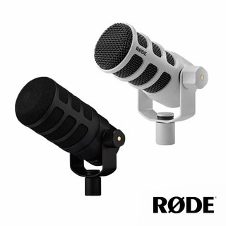 RODE｜PODMIC USB 動圈麥克風-黑/白色 公司貨