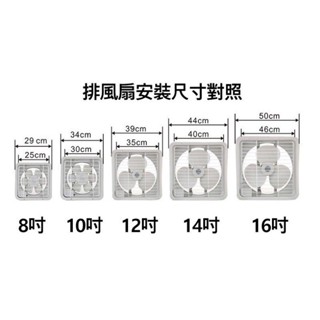 雙燕牌-吸排兩用通風扇14吋/16吋